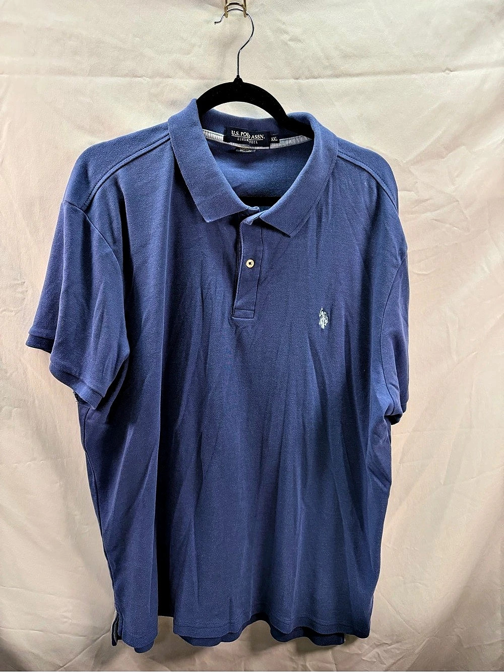U.S. Polo Assn. Men's Cotton Polo Blue Size XXL